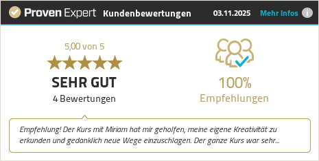 Kundenbewertungen & Erfahrungen zu Miriam von überMut. Mehr Infos anzeigen.