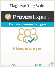 Erfahrungen & Bewertungen zu Plagiatsprüfung24.de
