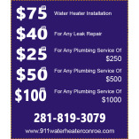 911 Water Heater Conroe TX