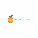 Orange Mattress Custom Bedding