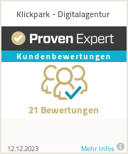 Erfahrungen & Bewertungen zu Klickpark - Digitalagentur