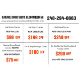 Garage Door Repair West bloomfield MI