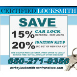 Car Key Locksmiths San Francisco CA