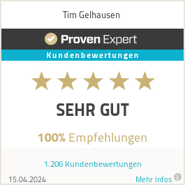 Erfahrungen & Bewertungen zu Tim Gelhausen