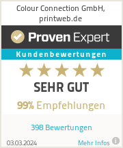 Erfahrungen & Bewertungen zu Colour Connection GmbH, printweb.de