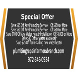 Plumbing Repair Farmers Branch TX