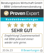 Erfahrungen & Bewertungen zu Beratungsbüro Wirtschaft GmbH - BBW Unternehmensberatung