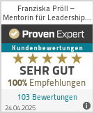 Erfahrungen & Bewertungen zu Franziska Pröll – Mentorin für Leadership, Digital Business & AI-Branding