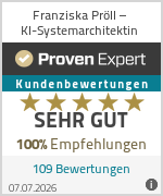 Erfahrungen & Bewertungen zu Franziska Pröll – KI-Systemarchitektin