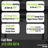 Zone Garage Doors Off Track Austin TX